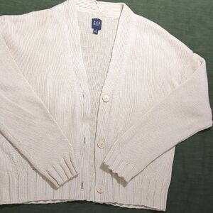 GAP Off-White Knit Cardigan
